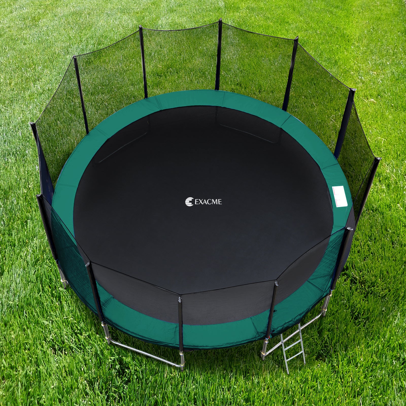 Upgraded Double-Sided Trampoline Pad 8 10 12 14 15 16ft, Replacement Safety Spring Cover Round, Waterproof Tear-Resistant, No Hole for Pole
