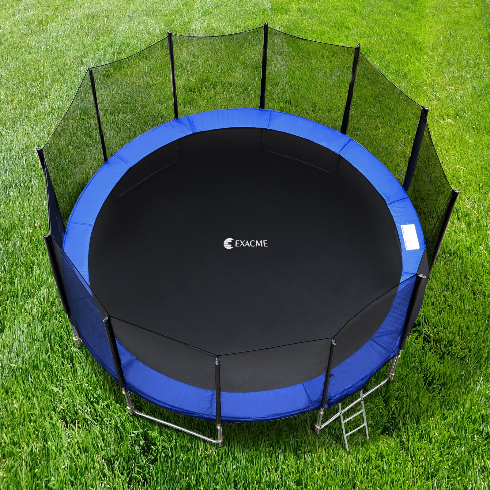 Upgraded Double-Sided Trampoline Pad 8 10 12 14 15 16ft, Replacement Safety Spring Cover Round, Waterproof Tear-Resistant, No Hole for Pole