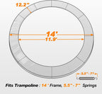 Classic Trampoline Replacement  Pad 8 10 12 13 14 15 16FT