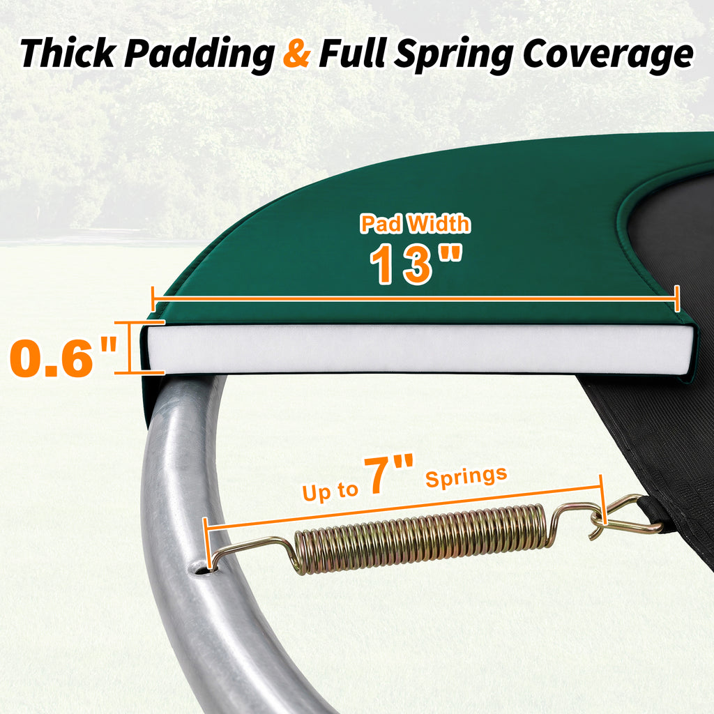 Double-Sided Trampoline Pad 8 10 12 14 15 16FT