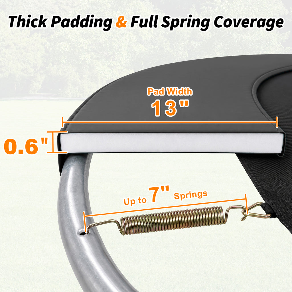 Double-Sided Trampoline Pad 8 10 12 14 15 16FT