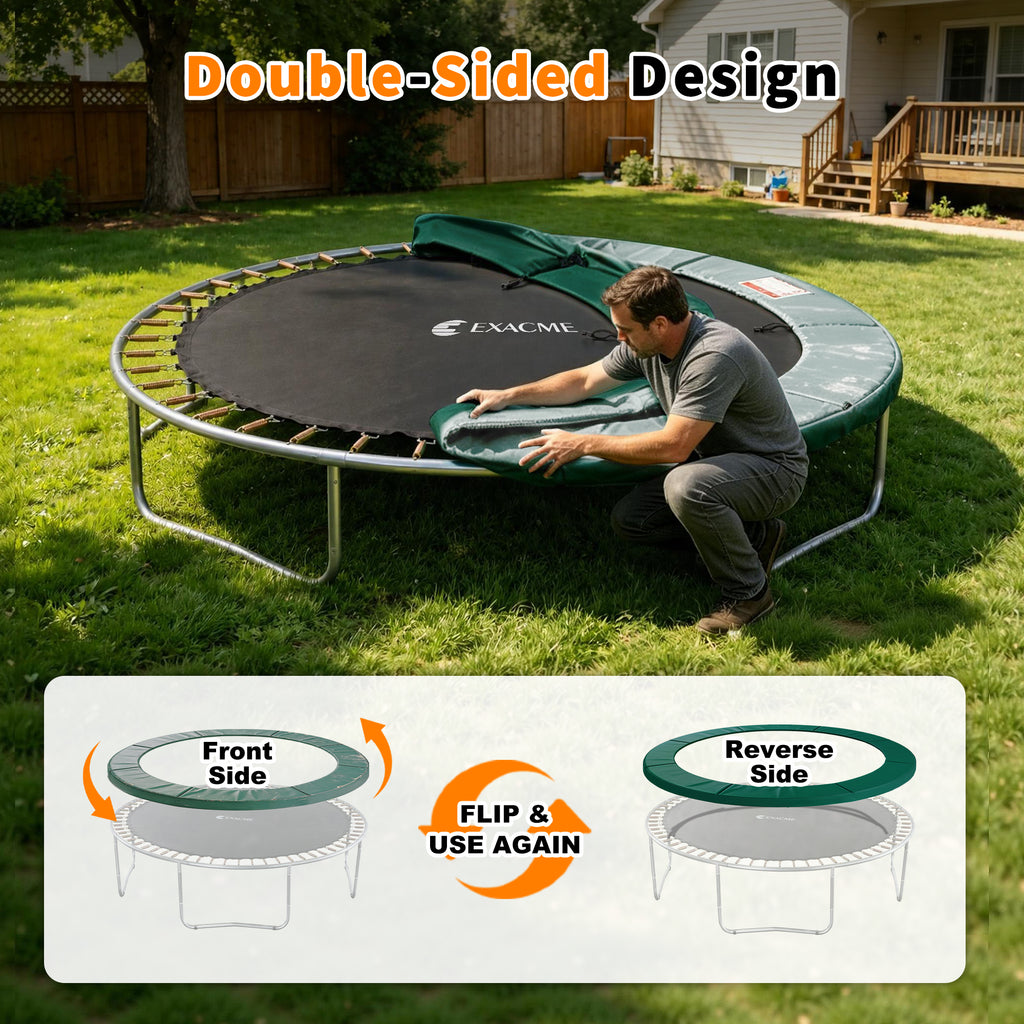 Double-Sided Trampoline Pad 8 10 12 14 15 16FT
