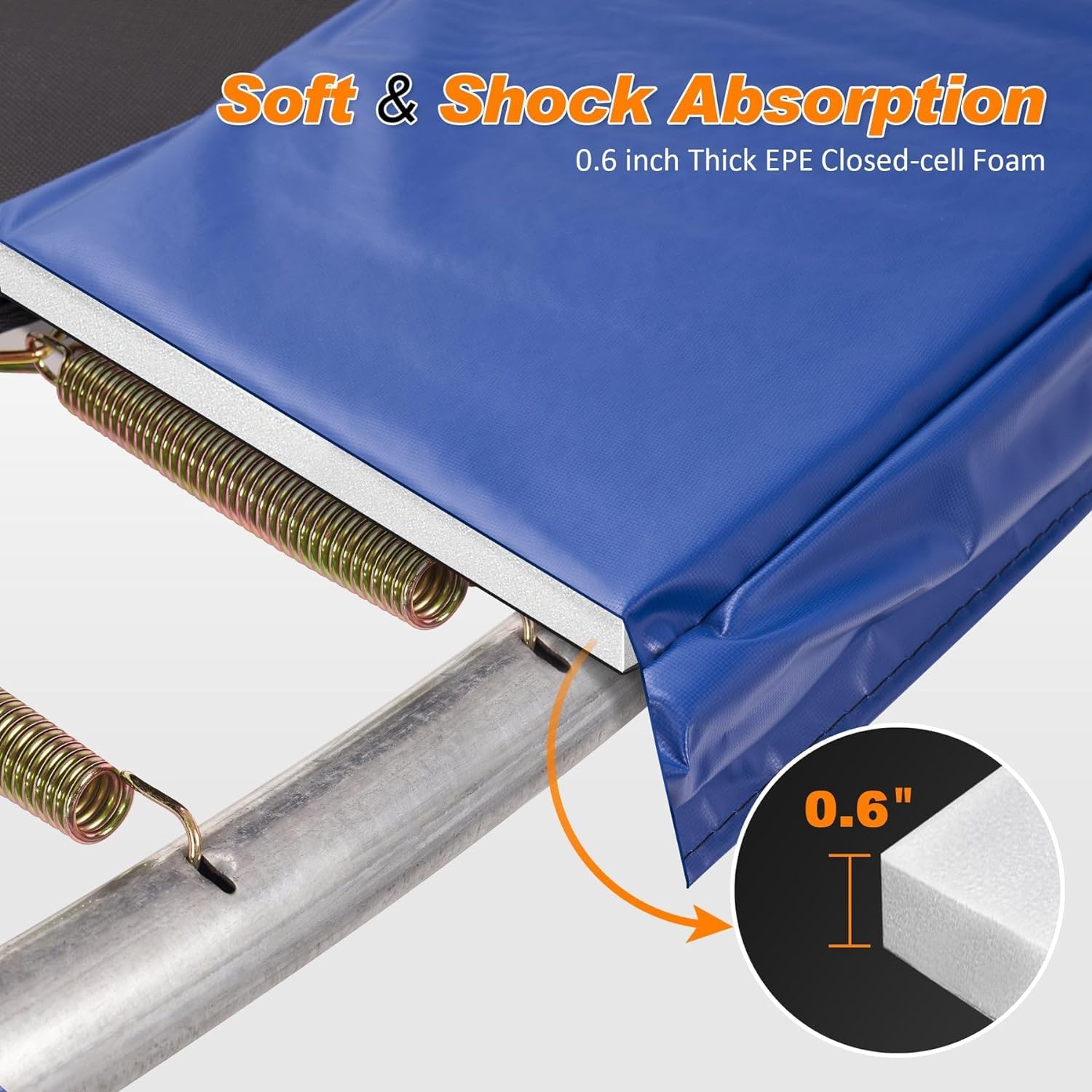 Classic Trampoline Replacement  Pad 8 10 12 13 14 15 16FT