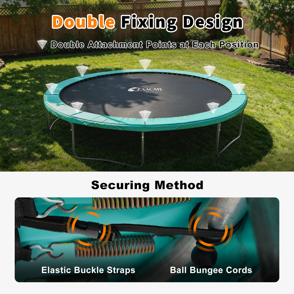 Double-Sided Trampoline Pad 8 10 12 14 15 16FT