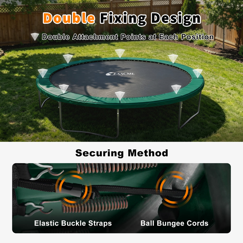 Double-Sided Trampoline Pad 8 10 12 14 15 16FT