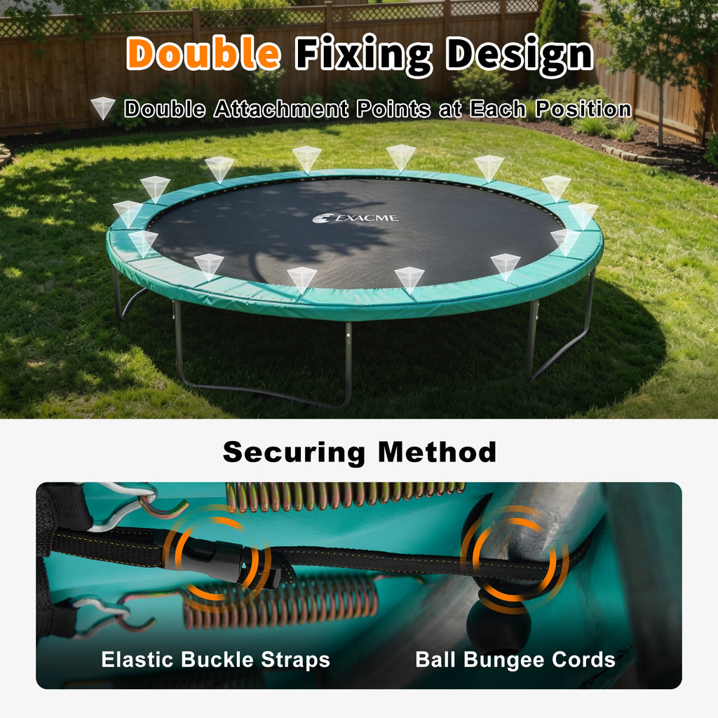 Double-Sided Trampoline Pad 8 10 12 14 15 16FT