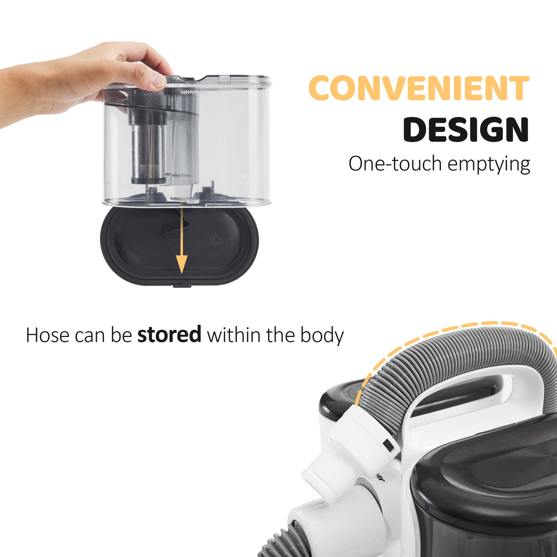 ExacMe 7 in 1 Dog Grooming Vacuum & Dryer Kit, Suction 99% Pet Hair with 2.5L Dust Cup, Adjustable Speed/Temperature Cat Dog Blower, PV3687