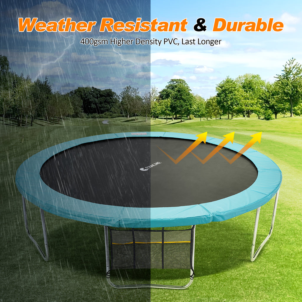 Premium Thicker Trampoline Replacement Pad with Opening and Storage Bag  8 10 12 13 14 15 16FT