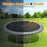 ExacMe Thicker Trampoline Pad with Opening, Replacement Spring Cover Safety Pads with Storage Bag, Gray 6181-P-GY