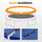 ExacMe Thicker Trampoline Pad with Opening, Replacement Spring Cover Safety Pads with Storage Bag, Dark Blue 6181-P-NB