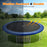 ExacMe Thicker Trampoline Pad with Opening, Replacement Spring Cover Safety Pads with Storage Bag, Dark Blue 6181-P-NB