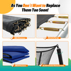 7 × 10FT Rectangle Trampoline for Small Space