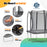8X12FT Rectangle Trampoline