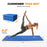 Macrosaving Yoga Starter Set 9 Pieces Travel Yoga Mat Set for Beginners Women Men with Bag