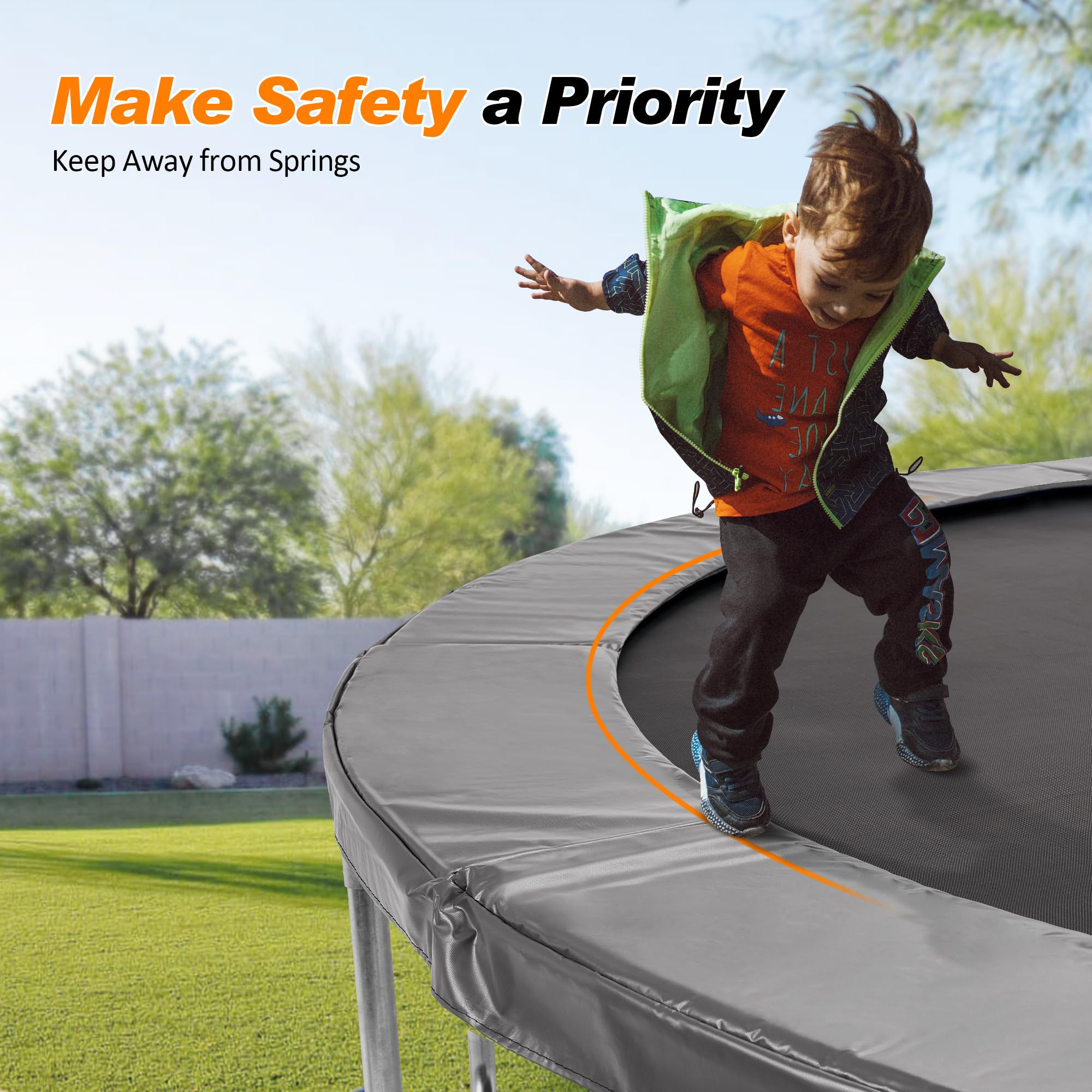 Classic Trampoline Replacement  Pad 8 10 12 13 14 15 16FT