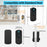 Exacme Keyless Entry Door Lock with G2 Gateway, WiFi Deadbolt Smart Fingerprint Lock Compatible with Alexa & Google Assistant, Keypad Door Lock TG23