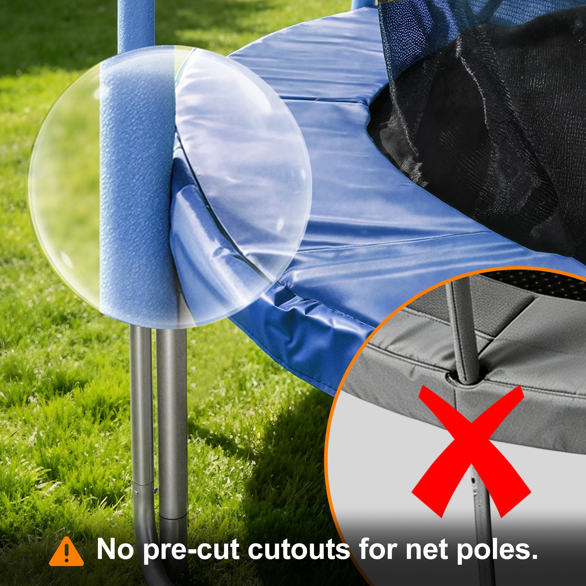 Double-Sided Trampoline Pad 8 10 12 14 15 16FT