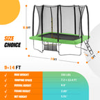9 × 14FT Rectangle Trampoline