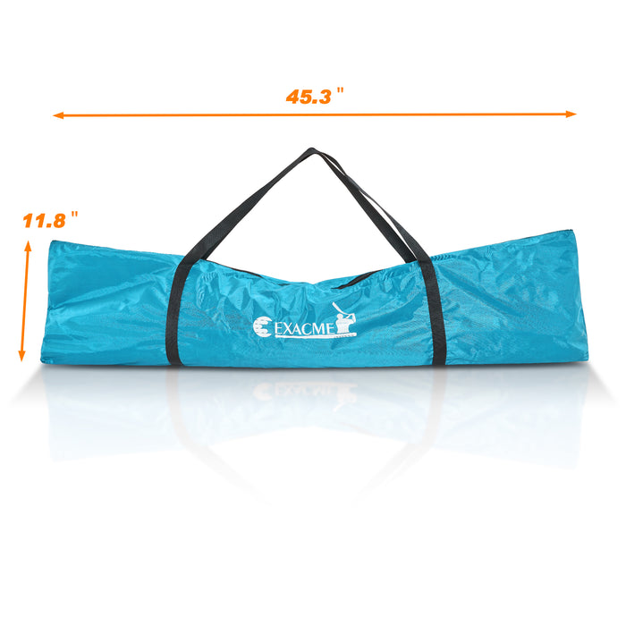 ExacMe 7'×7' 6pc Baseball Softball Hitting Pitching Net with Strike Zone, Tee, Caddy and Carry Bag, Baseball Batting Backstop Practice Net, BS084