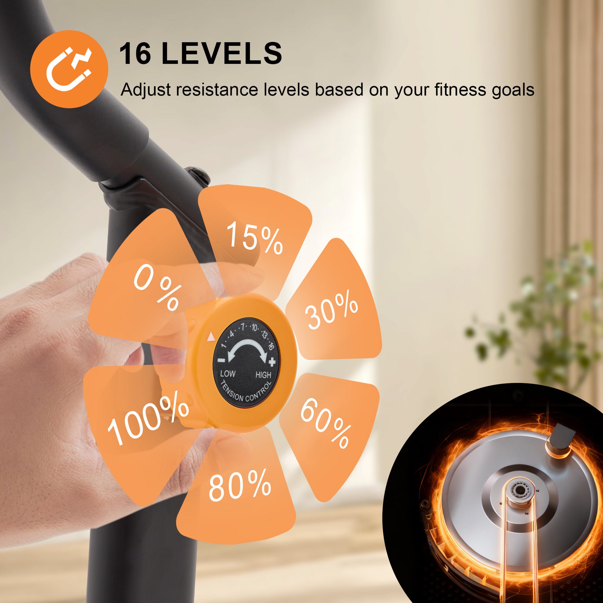 Upgraded Magnetic Stair Stepper for Home, 16-Level Adjustable Resistance up to 77LBS, with Cup Holder & Bluetooth APP, Folding Compact Cardio Climber, 350LBS Capacity