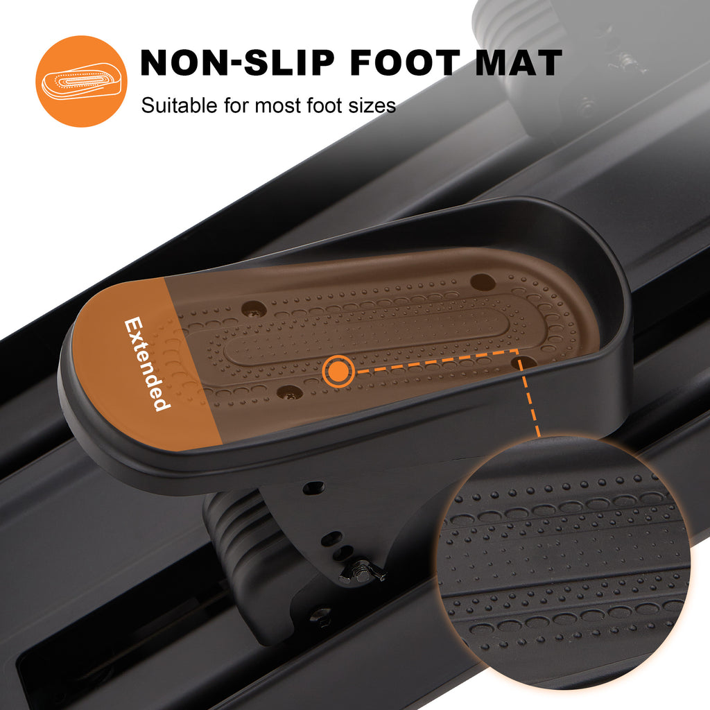 Upgraded Magnetic Stair Stepper for Home, 16-Level Adjustable Resistance up to 77LBS, with Cup Holder & Bluetooth APP, Folding Compact Cardio Climber, 350LBS Capacity