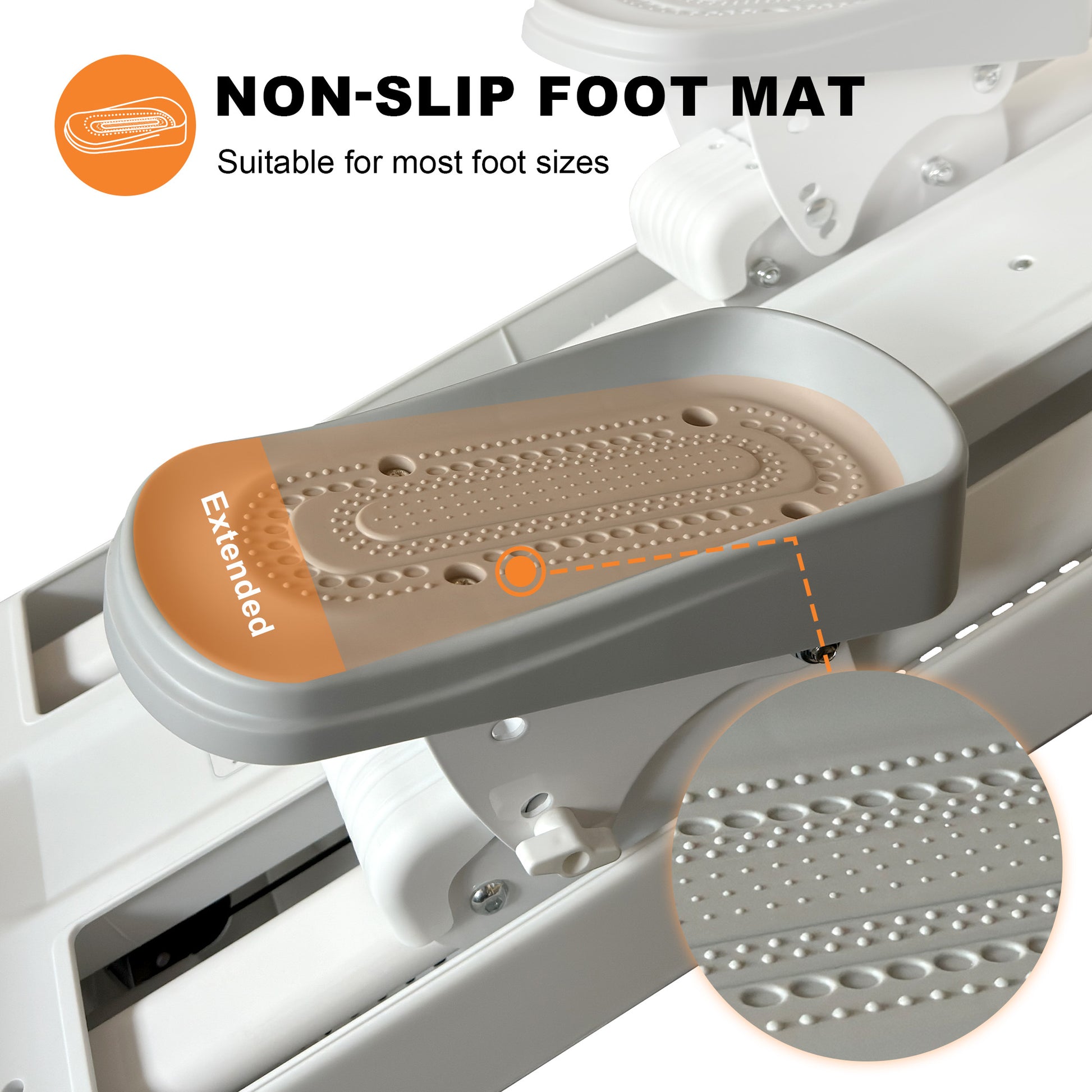 Upgraded Magnetic Stair Stepper for Home, 16-Level Adjustable Resistance up to 77LBS, with Cup Holder & Bluetooth APP, Folding Compact Cardio Climber, 350LBS Capacity