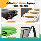 Rectangular Trampoline with Net  7×10FT   8×12FT   9×14FT