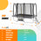 7X10FT Rectangle Trampoline