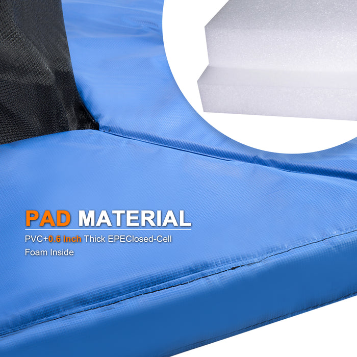 ExacMe Replacement Safety Pad / Spring Cover for 7*10 FT Rectangle Trampoline, 6184-PAD-0710