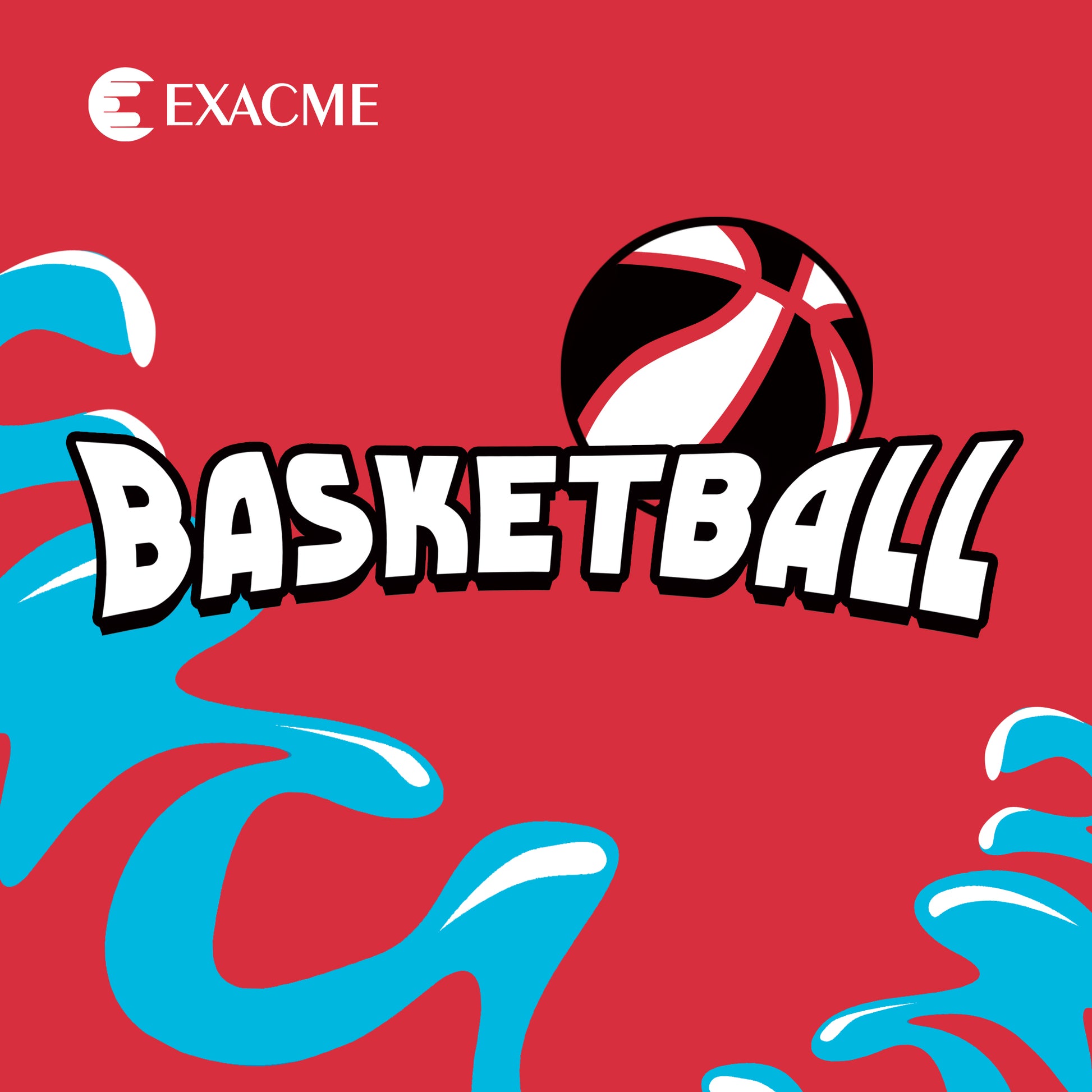 ExacMe Rectangle Basketball Hoop and Ball for Trampoline, 31.9" x 22.8", Attachment for Straight Enclosure Net Pole (Pump, Instruction Manual Included)