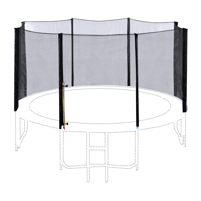 Exacme Trampoline Outer Enclosure Net and Poles, T-series, 6180 N008-N016