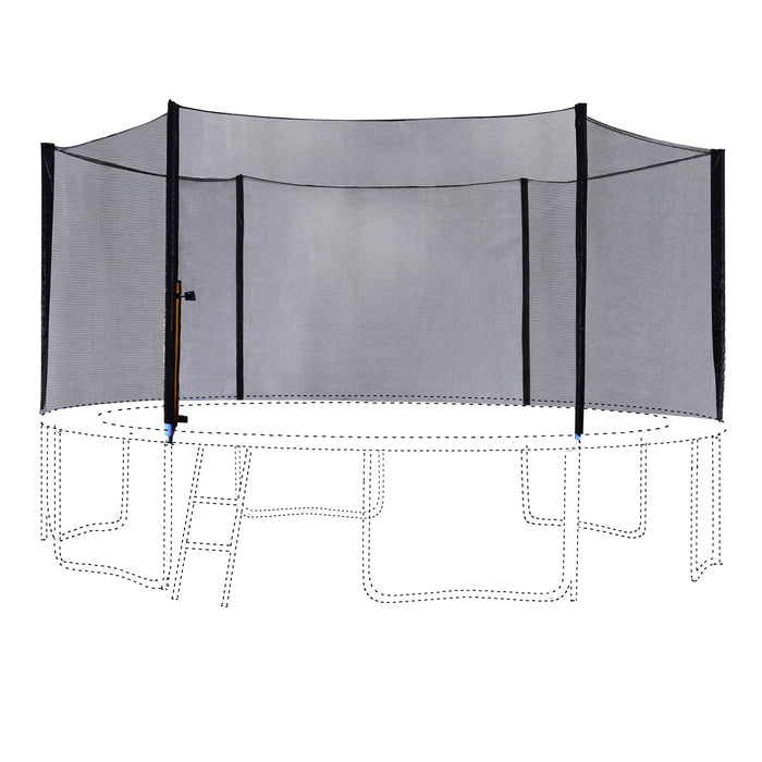 Exacme Trampoline Outer Enclosure Net and Poles, T-series, 6180 N008-N016