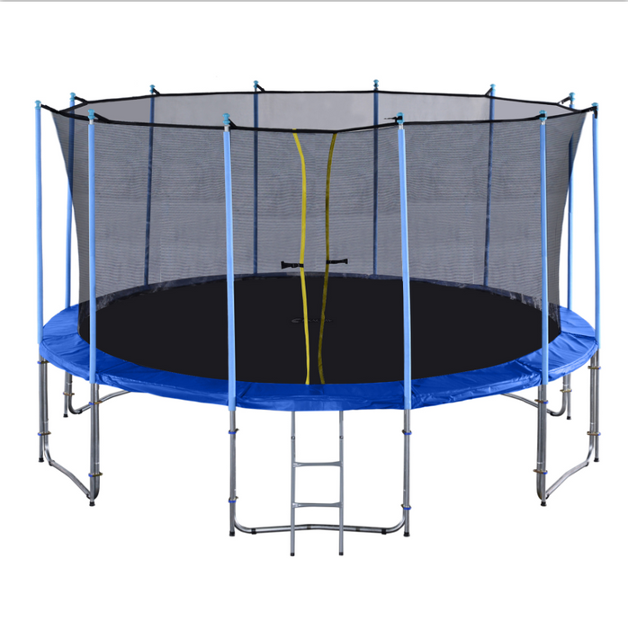 ExacMe Outdoor Trampoline 15 Foot with Intra Enclosure and Ladder, C15