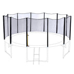 Exacme Trampoline Outer Enclosure Net and Poles, T-series, 6180 N008-N016
