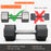 EXACME Dumbbells Sets, Original Weights Dumbbells Sets with Anti-Slip Handle, Cast Iron Rubber Coated(10 lbs Pair) 6400-DP25