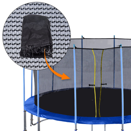 ExacMe Trampoline Replacement Inner Enclosure Net for C-series 10 12 14 15 16 Foot Frame, Poles not Included, C10EN-C16EN