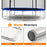 ExacMe Outdoor Trampoline 16 15 14 13 12 10 8 Foot with Basketball Hoop, Outer Enclosure and Ladder, T8-T16+BH04