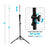 ExacMe 8'×8' 6pc Baseball & Softball Practice Net, Hitting Pitching Net with Strike Zone, Tee, Caddy and Carry Bag, BS096