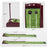 ExacMe Golf Putting Green with Ball Return, 9.8‘ or 11.5’ Crystal Velvet Mat, Wood Base, Indoor Outdoor, GF209/GF211