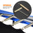 ExacMe 15 Foot Luxury Trampoline with Premium Enclosure Carbon Fiber Rod, 400 LBS Weight Limit, L15