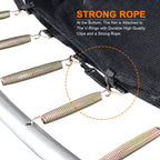 ExacMe Inner Enclosure Net with Poles for 14 15 16ft C-Series Trampoline, 6181-C-3