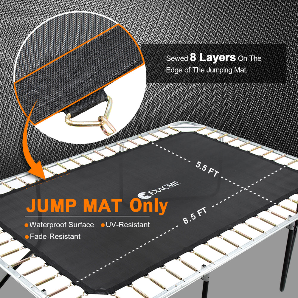 Pris pust Periodisk ExacMe Rectangle Replacement Jumping Mat for Exacme 7*10 FT Rectangle