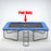 ExacMe Replacement Safety Pad / Spring Cover for 7*10 FT Rectangle Trampoline, 6184-PAD-0710