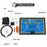 ExacMe Outdoor Trampoline 15 14 13 8 Foot with Rectangular Basketball Hoop Outer Enclosure and Ladder, T8-T16+BH07
