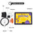 ExacMe Outdoor Trampoline 15 14 13 8 Foot with Rectangular Basketball Hoop Outer Enclosure and Ladder, T8-T16+BH07