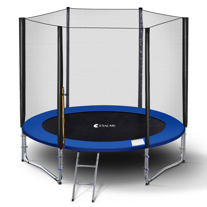 ExacMe Outdoor Trampoline 14 Foot with Outer Enclosure & Ladder Combo, 6180-T14