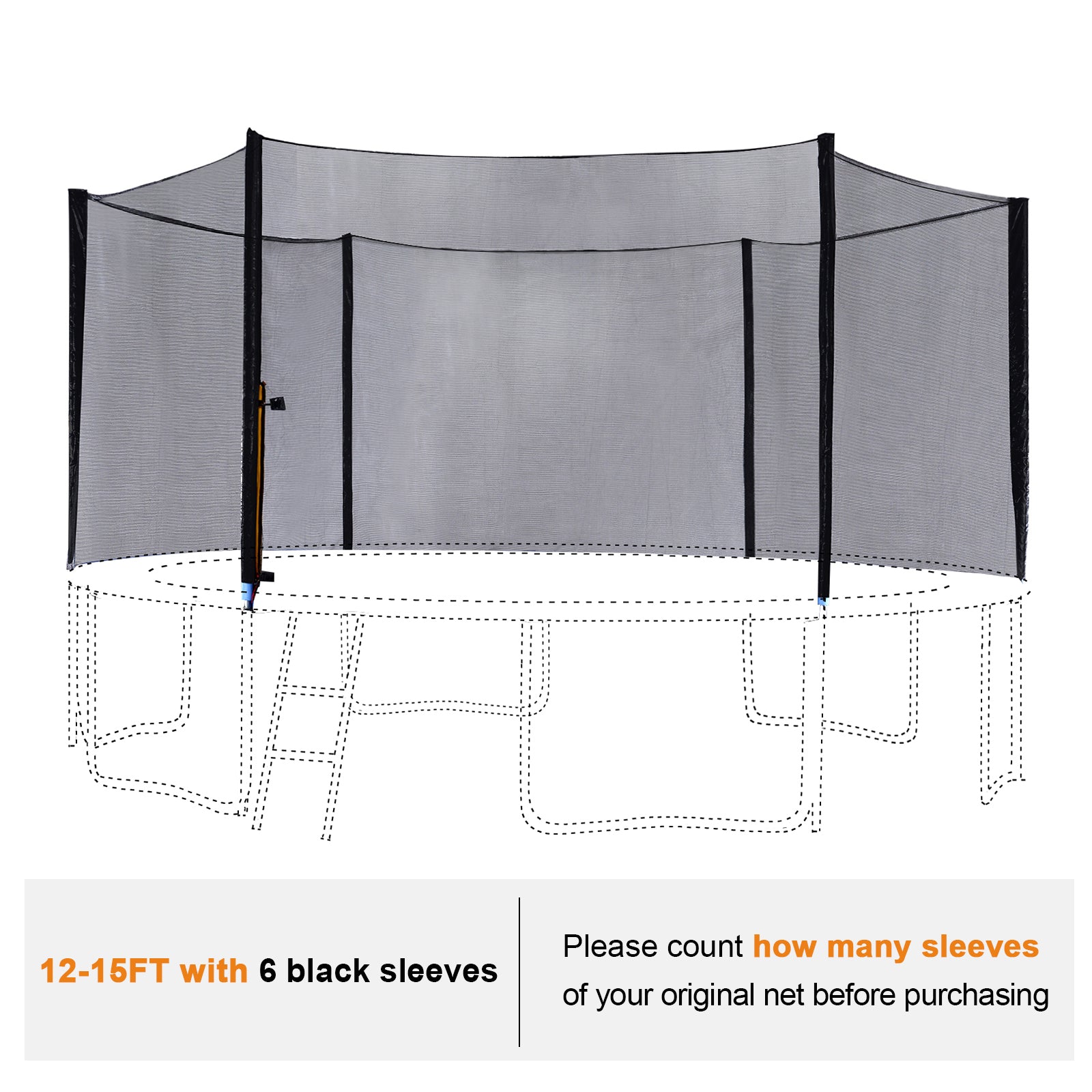 ExacMe Trampoline Enclosure Net - Thumbnail 2