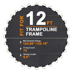 ExacMe Jumping Mat Replacement for 8 10 12 13 14 15 16ft T-series Trampoline, 6180-T-JM