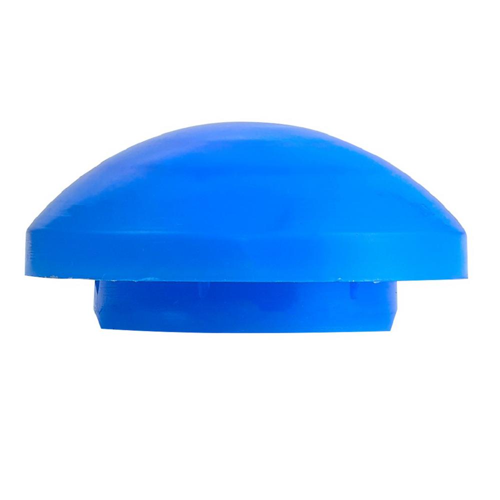 ExacMe Trampoline Universal Enclosure Pole Caps, Blue